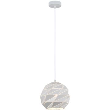 Lampă cu pendul PALERMO PND-2424-1S-WH 1x40W/E27 IP20 de la Italux