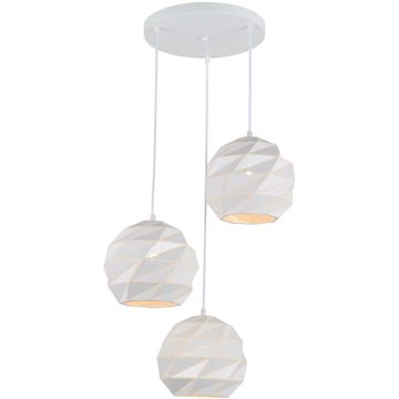 Lampă cu pendul PALERMO PND-2424-3S-WH 3x40W/E27 IP20 de la Italux