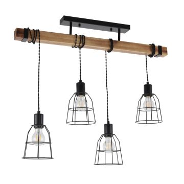 Lampă cu pendul PONTE PND-4290-4-L 4x60W/E27 de la Italux