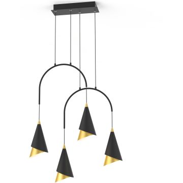 Lampă cu pendul RAALTO PND-433128-3 3000K 4x29,4W/LED 958LM IP20 de la Italux