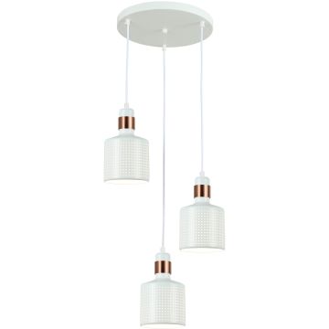 Lampă cu pendul RESTENZA PND-2439-3-WH 3x40W/E27 IP20 de la Italux