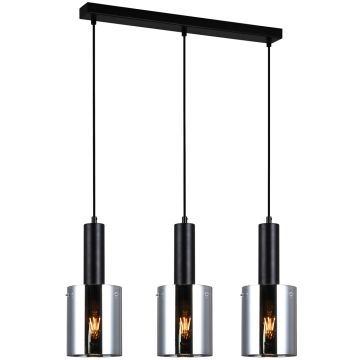 Lampă cu pendul SARDO PND-5581-3-BK+SG 3x40W/E27 IP20 de la Italux