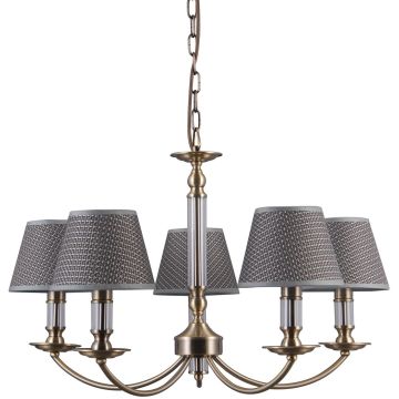 Candelabru ZANOBI PND-43272-5 5x40W/E14 IP20 de la Italux