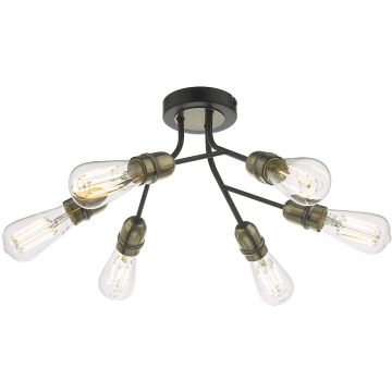 Lampă de tavan REMY REM0654 6x60W/E27 de la Dar Lighting
