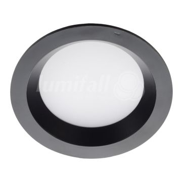 Lumină îngropată deasupra plafonului SANTOLED SANTOLED 175 CZARNA 1x15W/LED 1200LM IP44 de la Lumifall