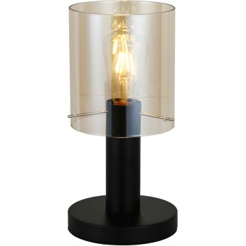 Lampă de masă SARDO TB-5581-1-BK+AMB 1x40W/E27 IP20 de la Italux