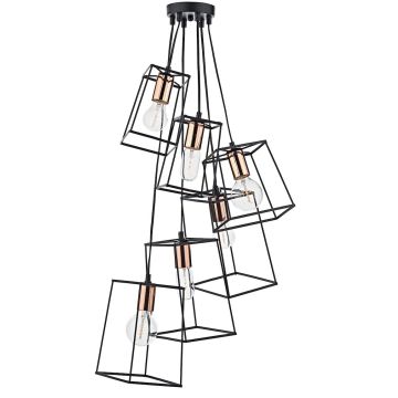 Lampă cu pendul TOWER TOW0622 6x40W/E27 de la Dar Lighting