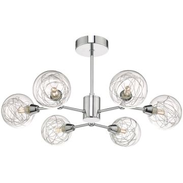 Lampă de tavan TYKA TYK6450 6x40W/G9 de la Dar Lighting