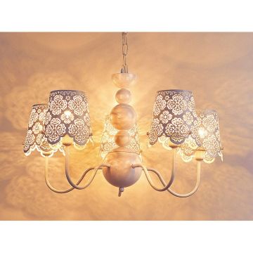 Candelabru ARIANNA V2473B-5 WH 5x40W/E14 de la Italux