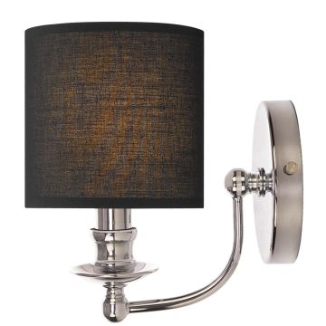 Aplique de perete ABU DHABI W01397BK 1x40W/E14 de la Cosmolight