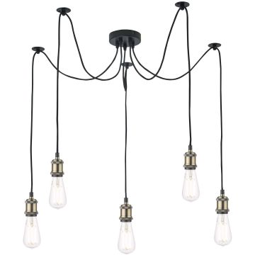 Lampă cu pendul WACO WAC0575 5x60W/E27 de la Dar Lighting