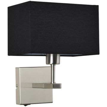 Aplique de perete NORTE WL-1122-1-A-SN-RC-BL 1x60W/E27 IP20 de la Italux