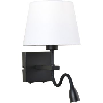 Aplique de perete NORTE WL-1122-2-BL-BM-RO-WH 3000K 2x60W, 3W/E27, LED 350LM IP20 de la Italux