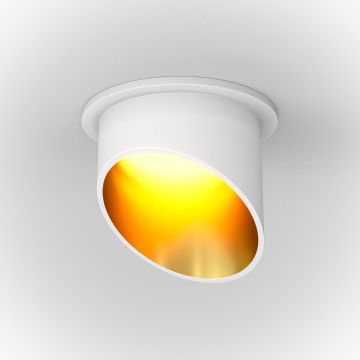 Lumină îngropată deasupra plafonului LIPARI DL044-01-GU10-W 1x35W/GU10 IP20 de la Maytoni