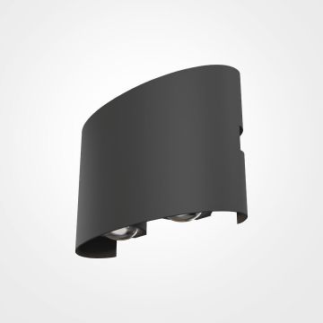 Aplique de perete STRATO O417WL-L4GR3K 3000K 2x4W/LED 400LM IP54 de la Maytoni