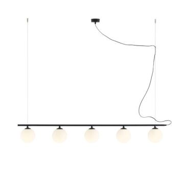 Lampă cu pendul BERYL GLASS 5 1006F1 5x40W/E14 IP20 de la Aldex
