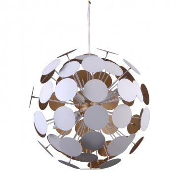 Lampă cu pendul MAILONE AD20180/6B WH+GD 6x40W/E14 de la Italux