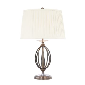 Lampă de masă AEGEAN AG-TL-AGED-BRASS 1x60W/E27 de la Elstead Lighting