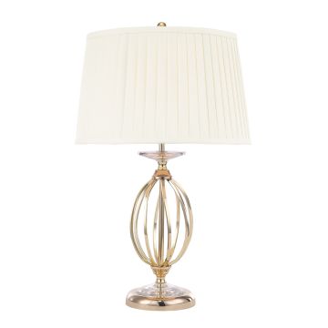 Lampă de masă AEGEAN AG-TL-POL-BRASS 1x60W/E27 de la Elstead Lighting