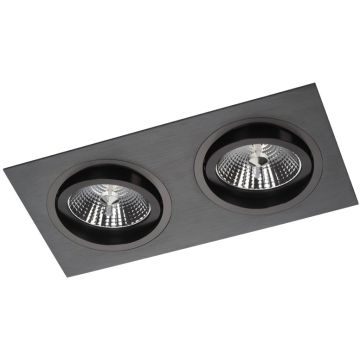 Lumină îngropată deasupra plafonului ALCAZAR BB LMF.AZ142BB 2x75W/G53 IP20 de la Lumifall