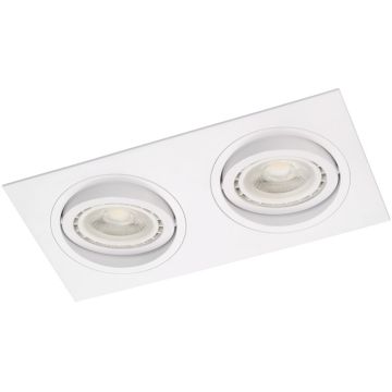 Lumină îngropată deasupra plafonului ALCAZAR LMF.AZ142WW 2x50W/G53/AR111 de la Lumifall