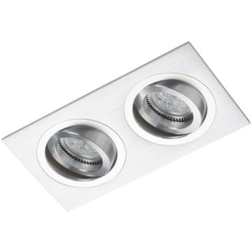 Lumină îngropată deasupra plafonului ALCAZAR LMF.AZ542SC 2x50W/G5,3/MR16 de la Lumifall