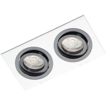 Lumină îngropată deasupra plafonului ALCAZAR LMF.AZ542WB 2x50W/MR16 de la Lumifall