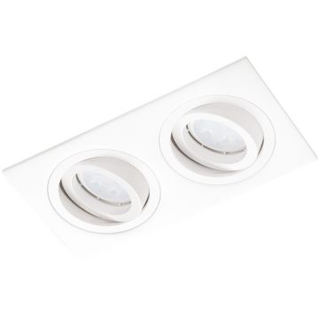 Lumină îngropată deasupra plafonului ALCAZAR LMF.AZ542WW 2x50W/G5,3/MR16 de la Lumifall