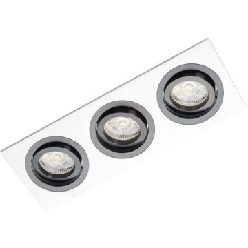 Lumină îngropată deasupra plafonului ALCAZAR LMF.AZ543WB 3x50W/MR16 de la Lumifall
