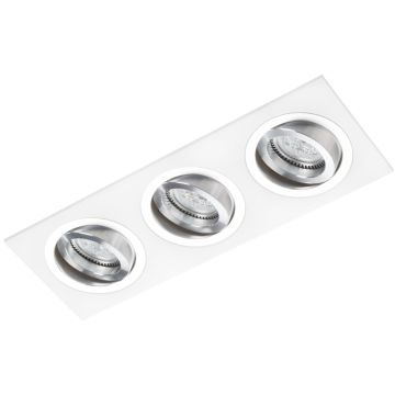 Lumină îngropată deasupra plafonului ALCAZAR LMF.AZ543WC 3x50W/G5,3/MR16 lub GU10 de la Lumifall