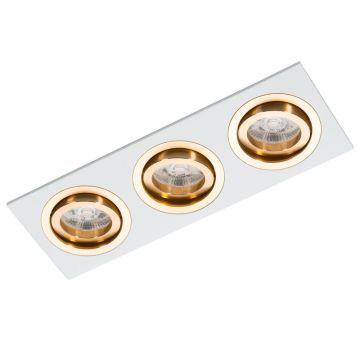 Lumină îngropată deasupra plafonului ALCAZAR LMF.AZ543WG 3x50W/MR16 IP20 de la Lumifall