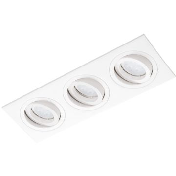 Lumină îngropată deasupra plafonului ALCAZAR LMF.AZ543WW 3x50W/G5,3/MR16 lub GU10 de la Lumifall