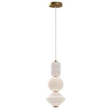 Lampă cu pendul Bijou ALM-BIJOU-P3-GD 3000K 1x20W/LED 1060lm IP20 de la Elstead Lighting