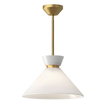 Lampă cu pendul Halston ALM-HALSTON-P-M-GD 1x60W/E27 IP20 de la Elstead Lighting