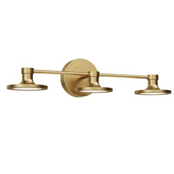 Aplique de perete Issa ALM-ISSA-3WB-BG 2900K 20,6W/LED 1016lm ip44 de la Alora Mood