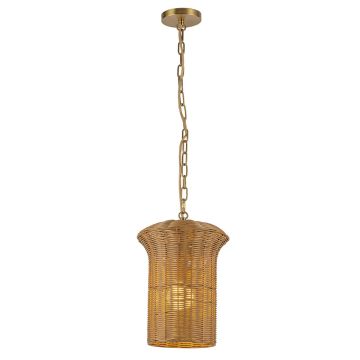 Lampă cu pendul Kai ALM-KAI-P-S-BG 1x60W/E27 de la Alora Mood
