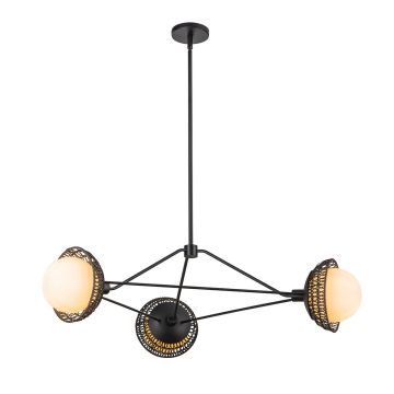Candelabru Perth ALM-PERTH3-BK 3x40W/E14 IP20 de la Elstead Lighting