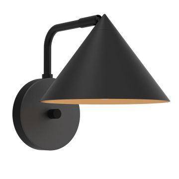 Aplique de perete Remyck ALM-REMYCK-1WB-BK 1x60W/E27 IP20 de la Elstead Lighting