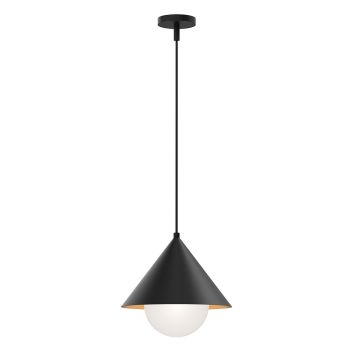 Lampă cu pendul Remyck ALM-REMYCK-P-BK 1x60W/E27 IP20 de la Elstead Lighting