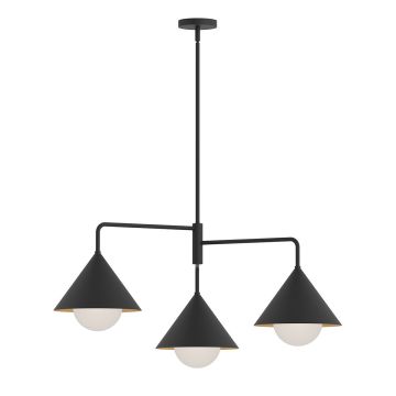Candelabru Remyck ALM-REMYCK3-BK 3x60W/E27 IP20 de la Elstead Lighting