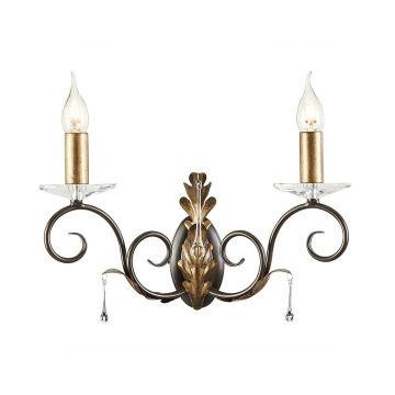 Aplique de perete AMARILLI AML2-BRONZE 2x60W/E14 de la Elstead Lighting