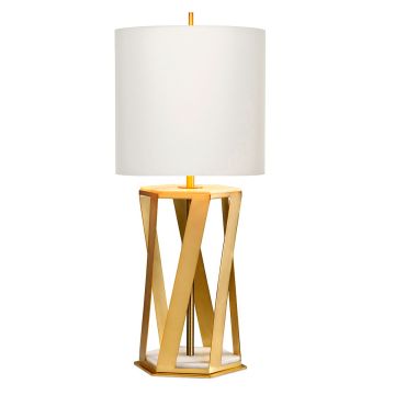 Lampă de masă Apollo APOLLO-TL-WHT 1x60W/E27 de la Elstead Lighting