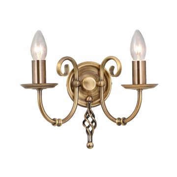 Aplique de perete ARTISAN ART2-AGD-BRASS 2x60W/E14 de la Elstead Lighting
