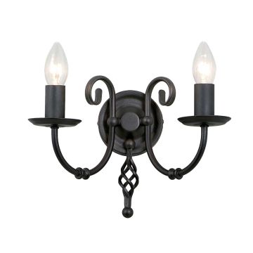 Aplique de perete ARTISAN ART2-BLACK 2x60W/E14 de la Elstead Lighting