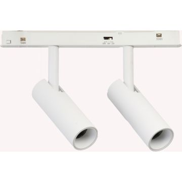 Proiector de șină ALFA NIKO Magnetic AZ6515 2800 / 4000 / 6500k 2x24W/LED 507 / 695lm IP20 de la Azzardo