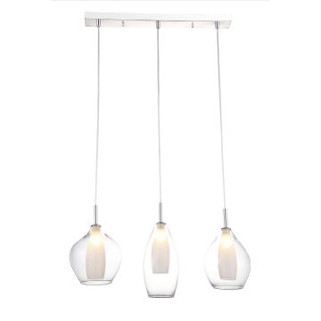 Lampă cu pendul AMBER MILANO 3 AZ3075 3x40W/G9 IP20 de la AZzardo