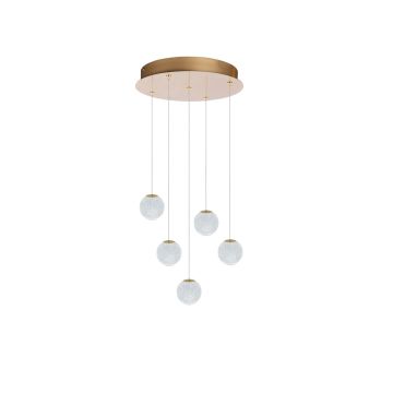Lampă cu pendul EDEM AZ6018 3000 5x21W/LED 1680lm IP20 de la Azzardo