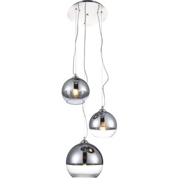 Lampă cu pendul SILVER BALL AZ4750 3x40W/E27 de la AZzardo