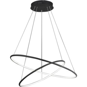 Lampă cu pendul ORION BLACK ML508 2x53W/LED 3710LM de la Milagro