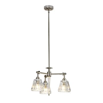 Candelabru AGATHA BATH-AGATHA3P-BN 3x3,5W/G9 320LM IP44 de la Elstead Lighting